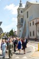 Przemarsz uczestników Jubileuszu Szkoły